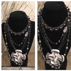 Black Forest Pearl Neck Piece✨✨